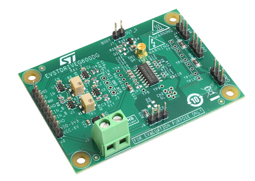 STMicroelectronics STDRIVEG600 half-bridge gate driver | Avnet Silica